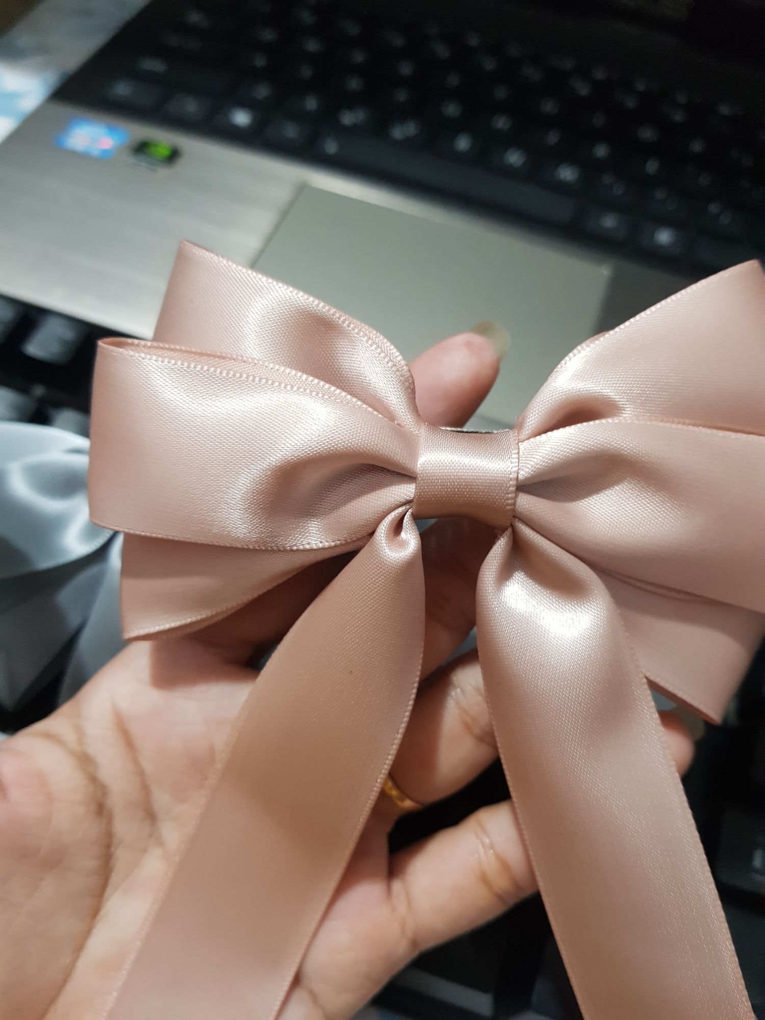 Kẹp tóc nơ tiểu thư