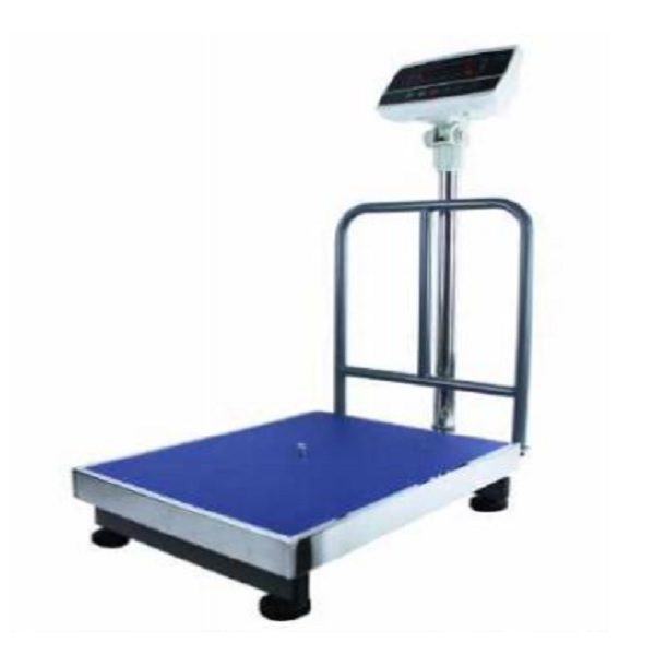 [HCM]Cân bàn điện tử inox 200kg 300kg 400kg màn hình LED cân điện tử bàn đứng có khung đỡ