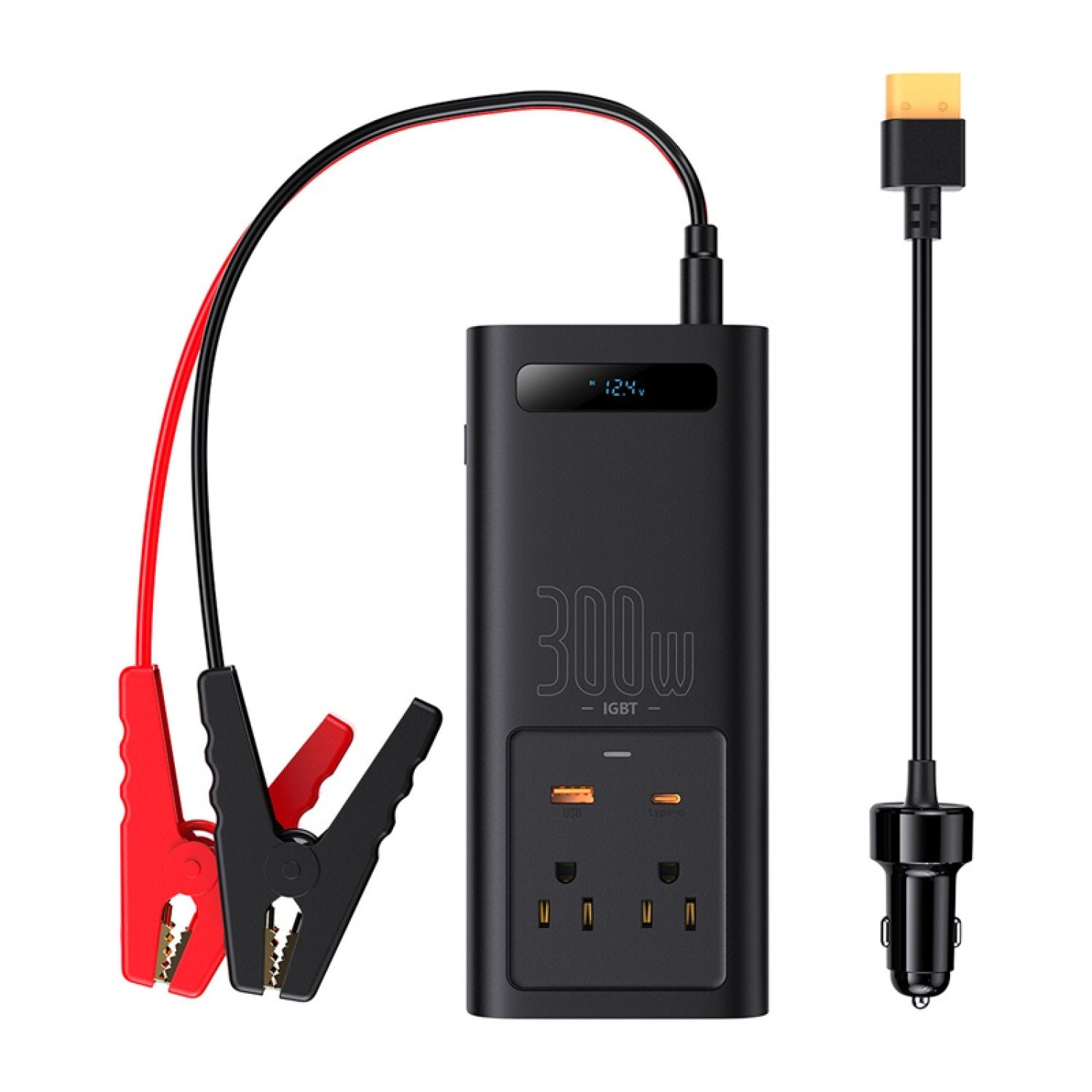 Bộ chuyển đổi dòng điện xe hơi baseus igbt power inverter 300w