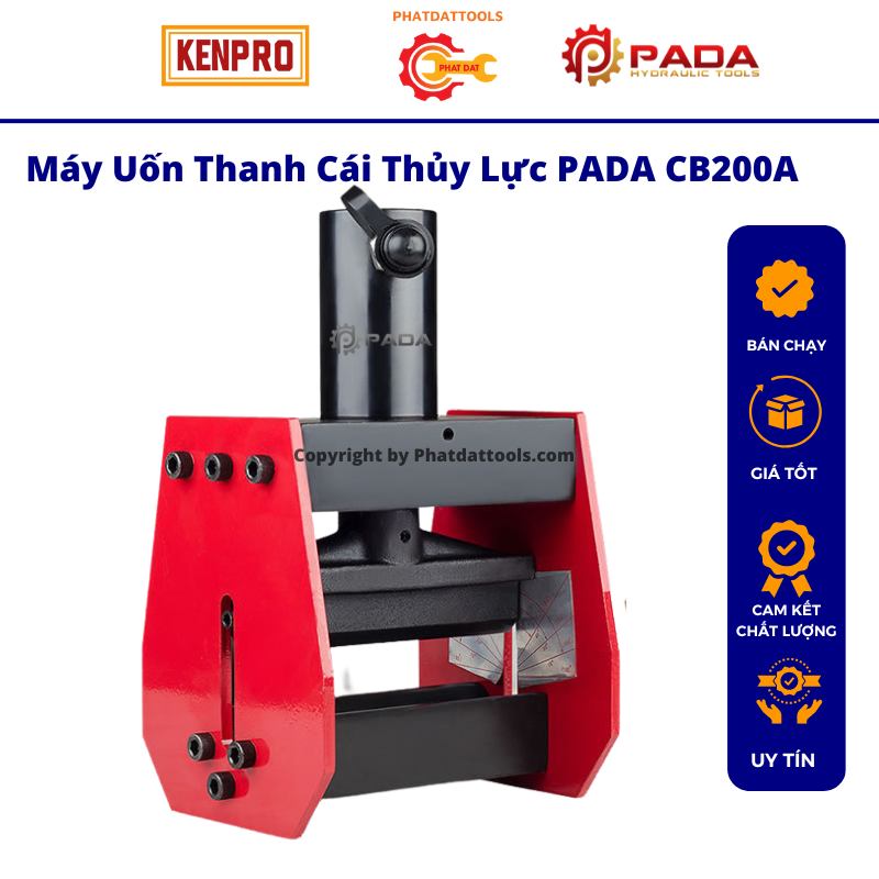 Máy uốn thanh đồng thủy lực CB200A