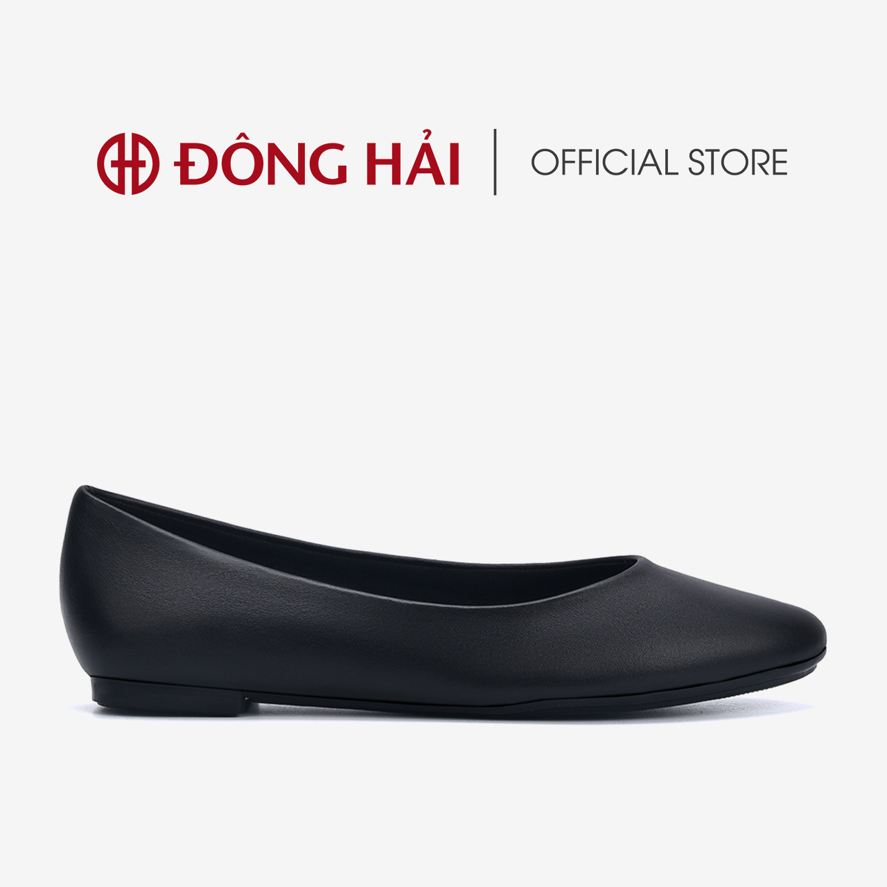 Giày búp bê nữ Đông Hải da bò cao cấp kiểu dáng cổ điển đế cao su êm bền - G5700