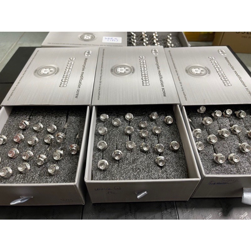 [CÓ HỘP MẪU V2] Ốc Lốc Máy Trụ Xoáy Thái V2 Salaya Inox 304 đầy đủ các dòng xe