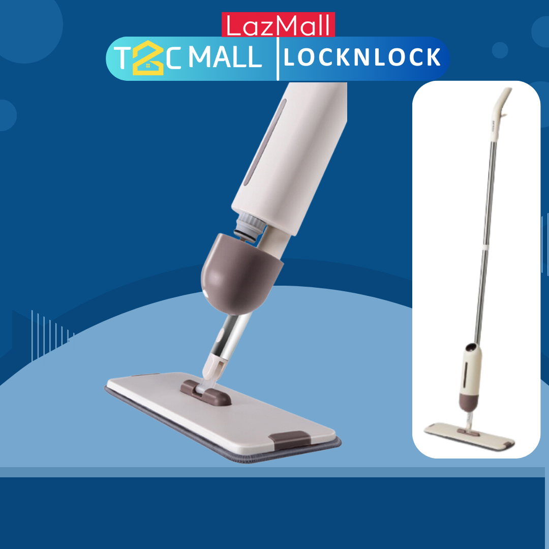 Cây lau nhà dạng xịt nước locknlock capsule spray mop lock&lock etm472 - t2cmall