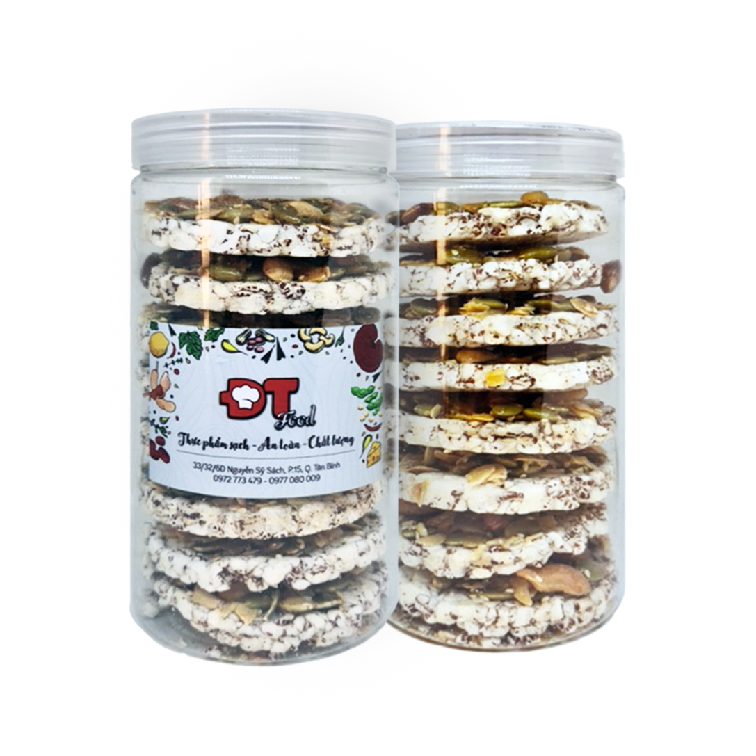 Bánh gạo lức hạt dinh dưỡng dtfood