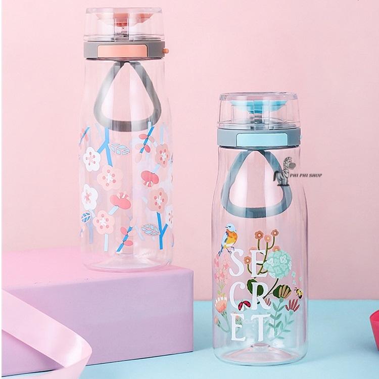 Bình Nước nhựa Tritan Lock&Lock One Touch dung tích 500ml ABF687