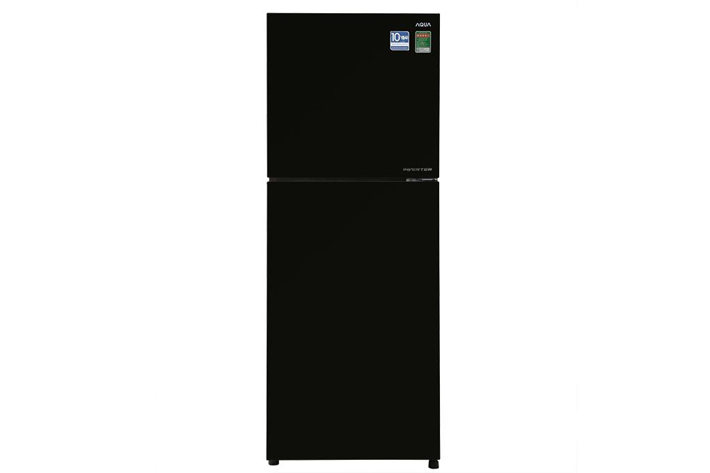 Tủ lạnh aqua inverter 301 lít aqr-ig316dn màu đen