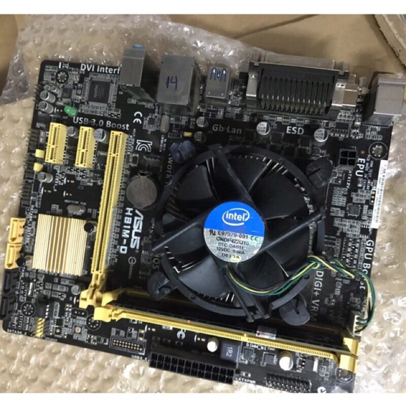 Combo Main Asus H81 + Chip i3 4150 + Ram 8g buss 1600 Tặng Fan CPU