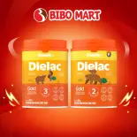 Sữa Dielac Gold Số 2 Số 3 Lon 800/850g Cho Bé Từ 6 - 24 Tháng Hỗ Trợ Nhu Cầu Thiết Yếu Của Trẻ - Bibo Mart