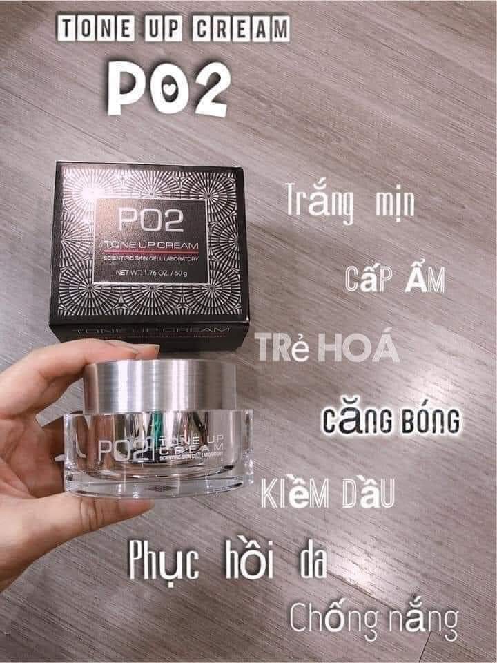 Kem váng sữa po2 tone up cream