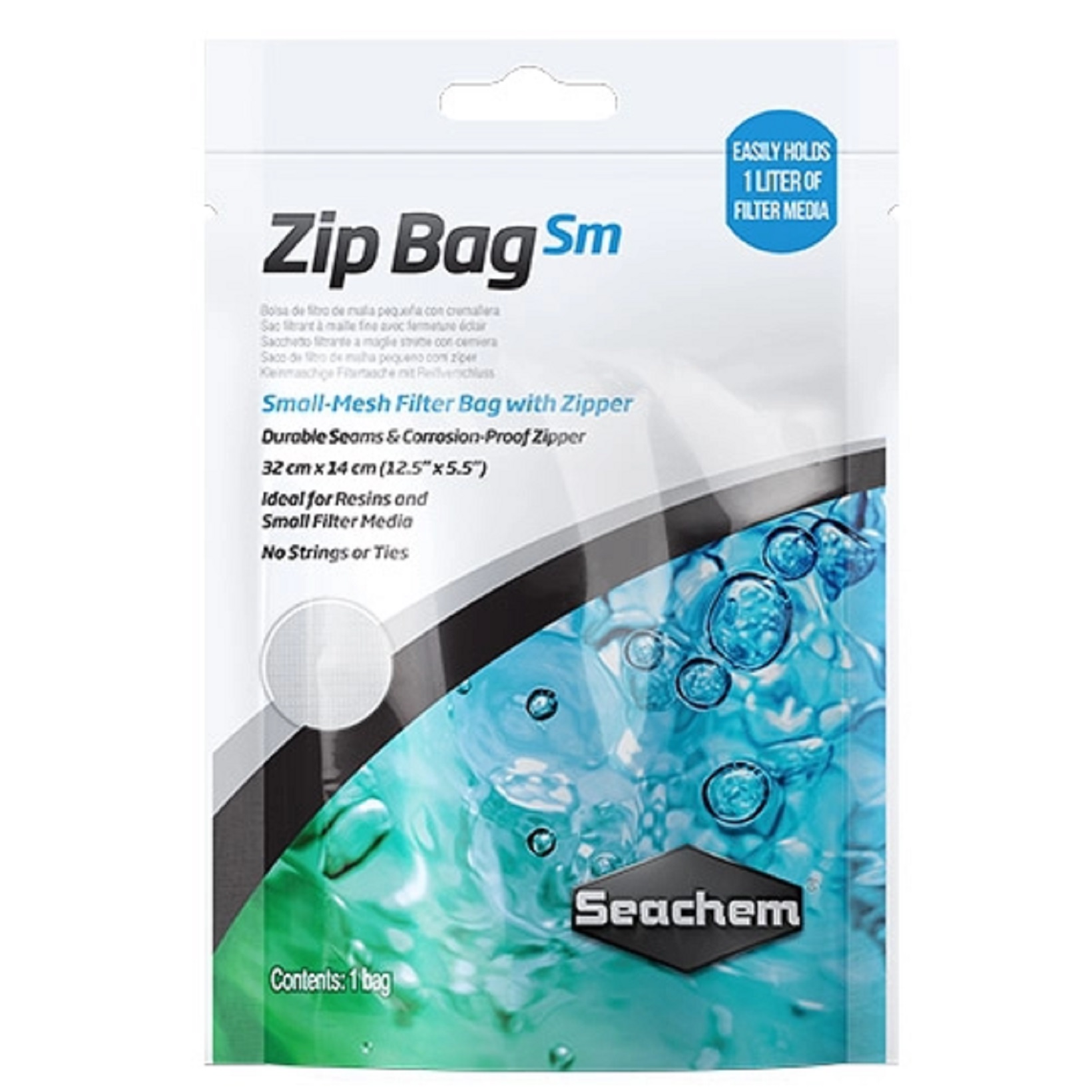 Túi đựng vật liệu lọc | seachem zip bag | túi đựng vật liệu lọc siêu bền | kyanhkoifarm