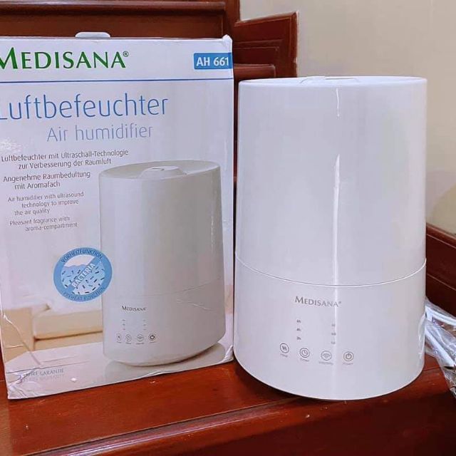 Máy tạo ẩm lọc không khí và khuếch tán tinh dầu Medisana AH661