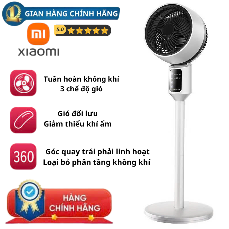 Xiaomi Lazmall Store Quạt Điều Hòa Xiaomi, Quạt Điều Hòa Không Khí Mẫu Mới, Quạt Tuần Hoàn Không Khí Động Cơ Motor: Lõi Đồng 100% ,Quạt Điều Hòa Giảm Thiểu Khí Ẩm, Lưu Thông Không Khí Trong Lành Và Làm Tươi Mát Không Khí Phòng Dành Cho Gia Đình .có remote