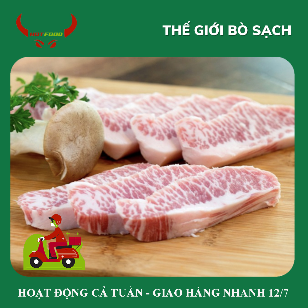 [ Miễn Phí Giao Hàng ]Nạc Nọng Heo Iberico Tây Ban Nha - 1000g - Giao Nhanh HCM