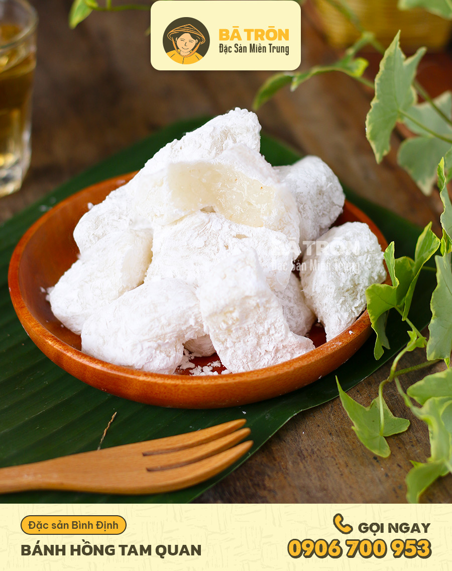 Bánh hồng Tam Quan Bình Định - Hộp 500gr - Giữ Trọn Vị Quê