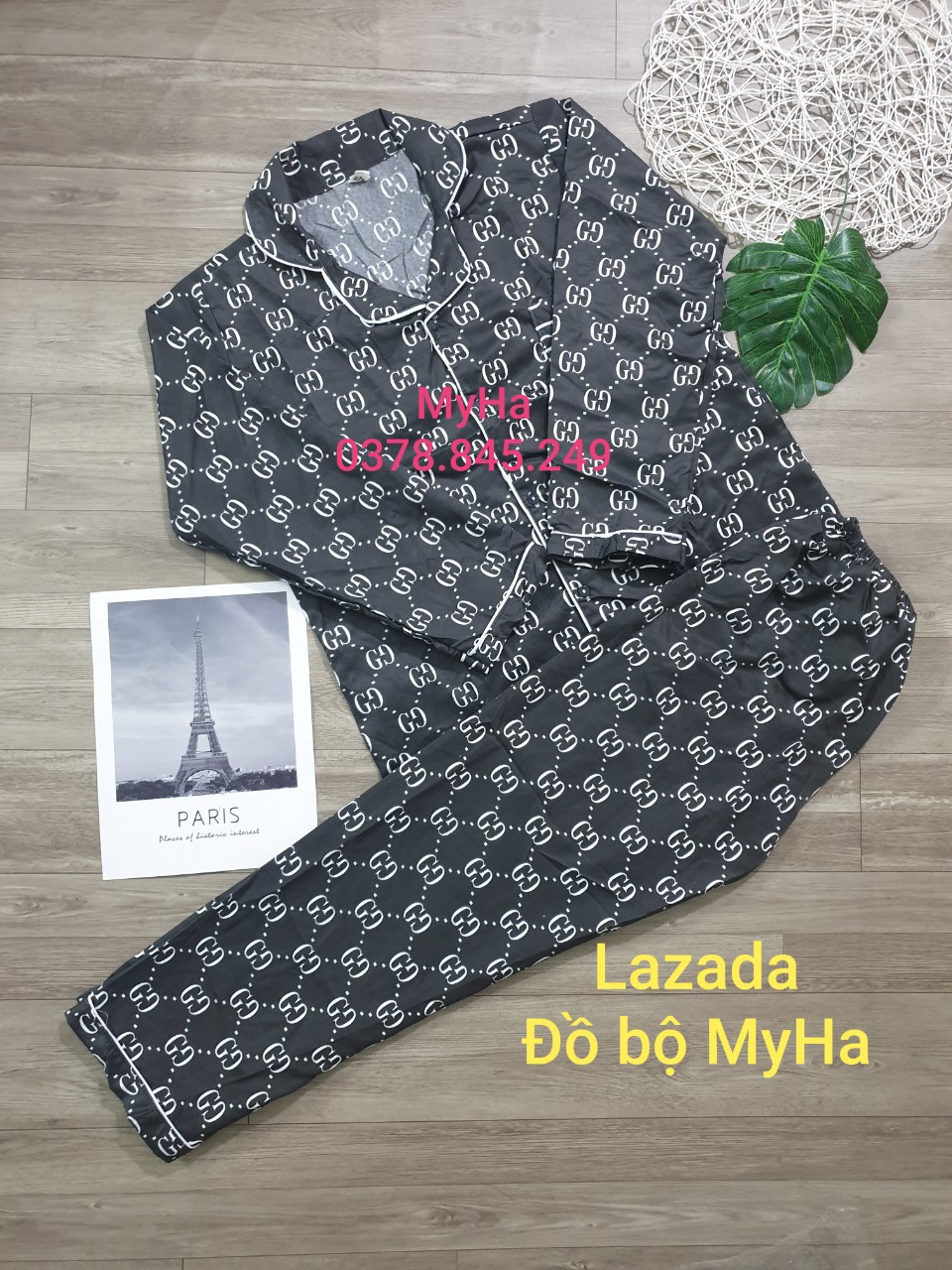 [HCM]Đồ Bộ Kate Thái Tay Dài Quần Dài ( mã 02 )