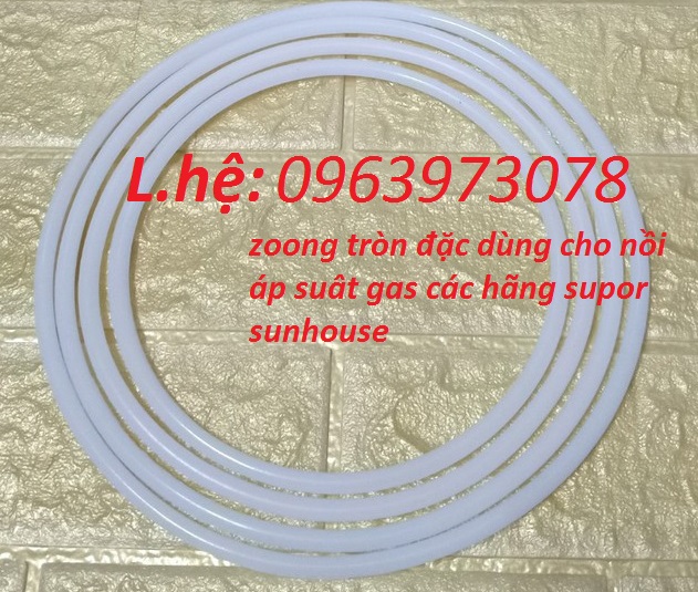 Gioăng tròn đặc nồi áp suất gas. supor, sunhouse