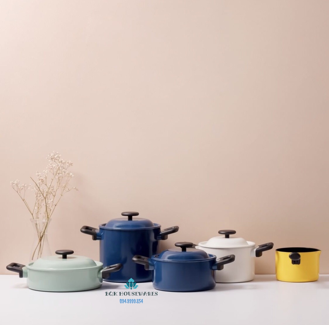 Nồi decore lock&lock sắc màu 14cm 18cm 20cm 24cm lde1204ih lde1181ih lde1182ih lde1202ih lde1244ih lde1204