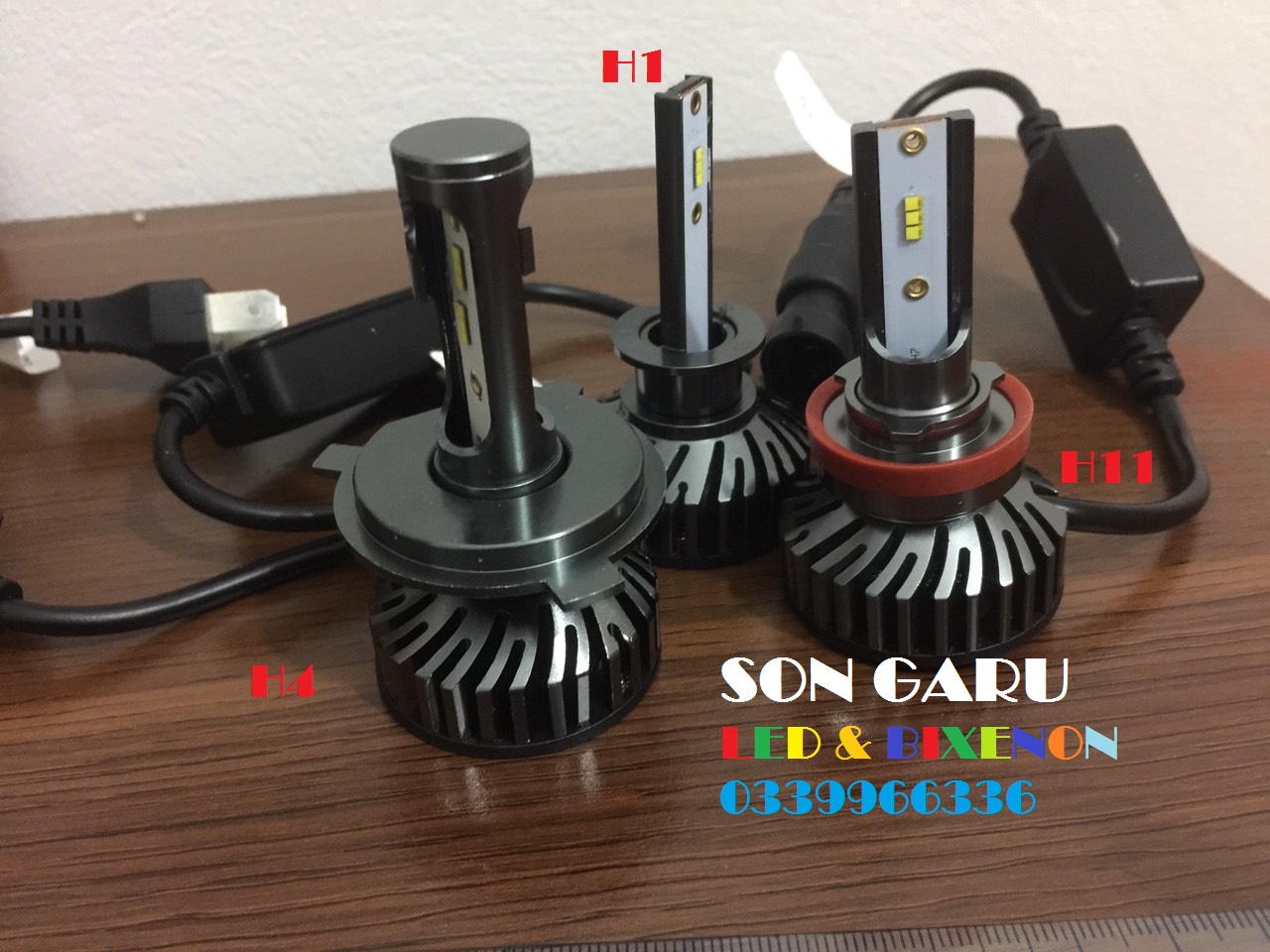 1 Bóng pha led oto xe máy F2 50w . F8 60W , F16 72W siêu sáng chân H1 H4 H11 SIÊU SÁNG