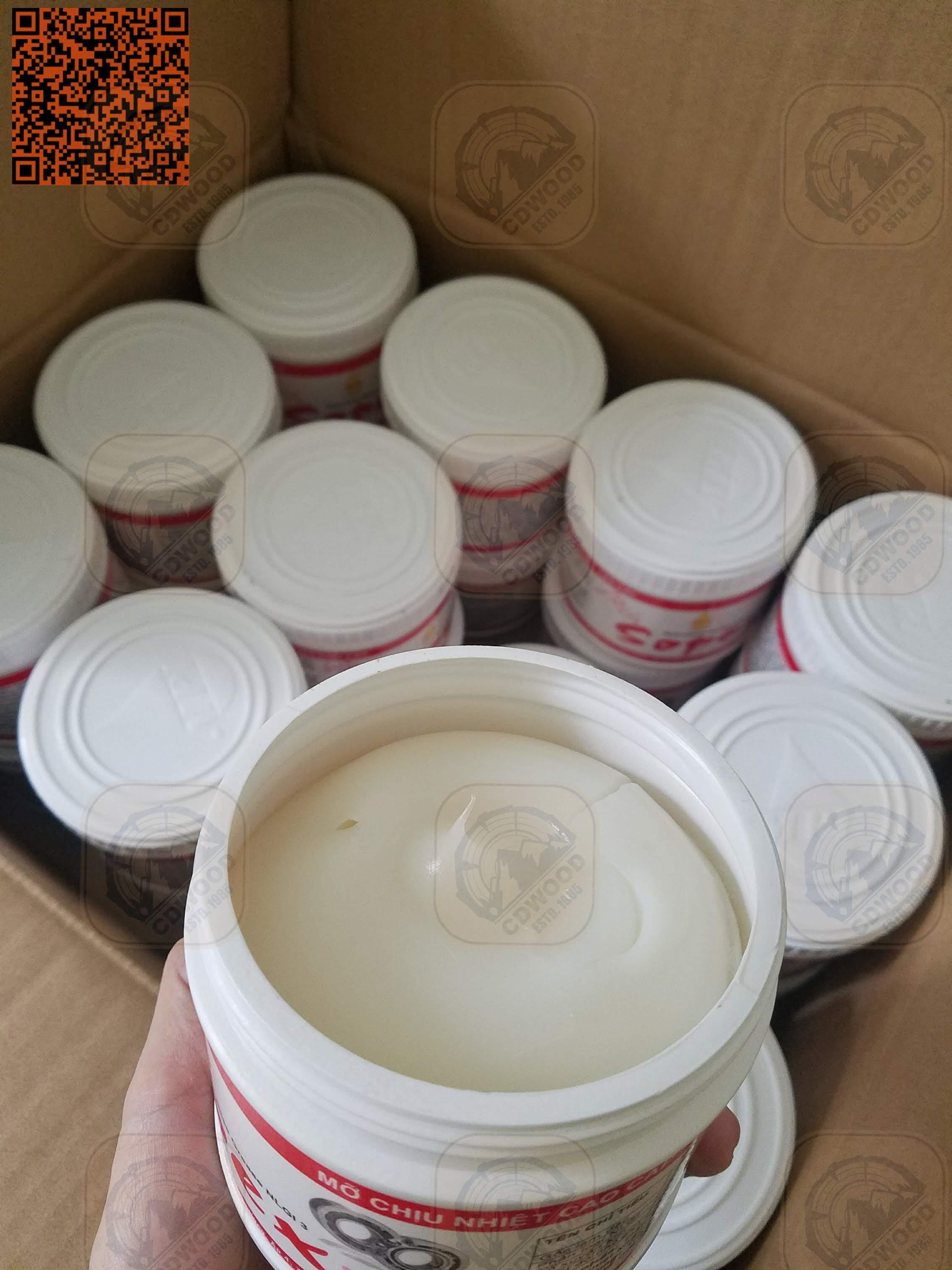 Mỡ bôi trơn Sopex chịu nhiệt kháng nước lon 400 gram