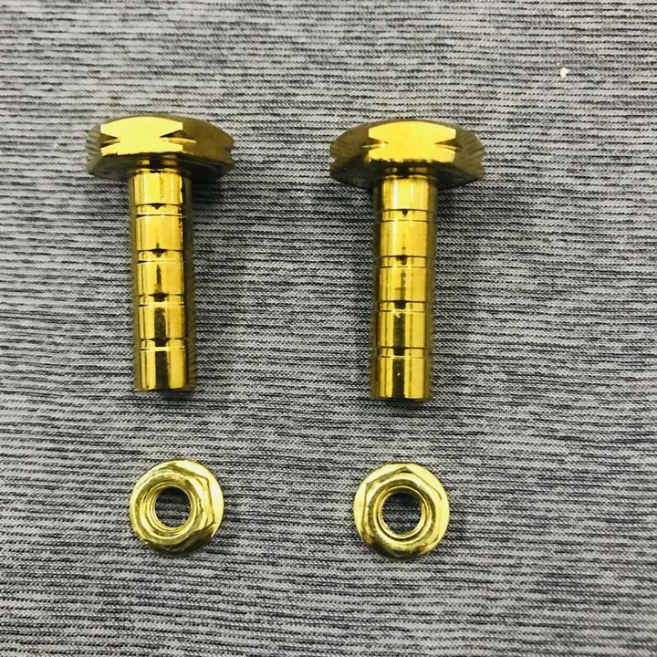 [HCM][COMBO KẾT HỢP] Bộ 02 ốc kiểu gắn bát tăng sênđũa thắng và hai ốc titan (MÀU VÀNG )