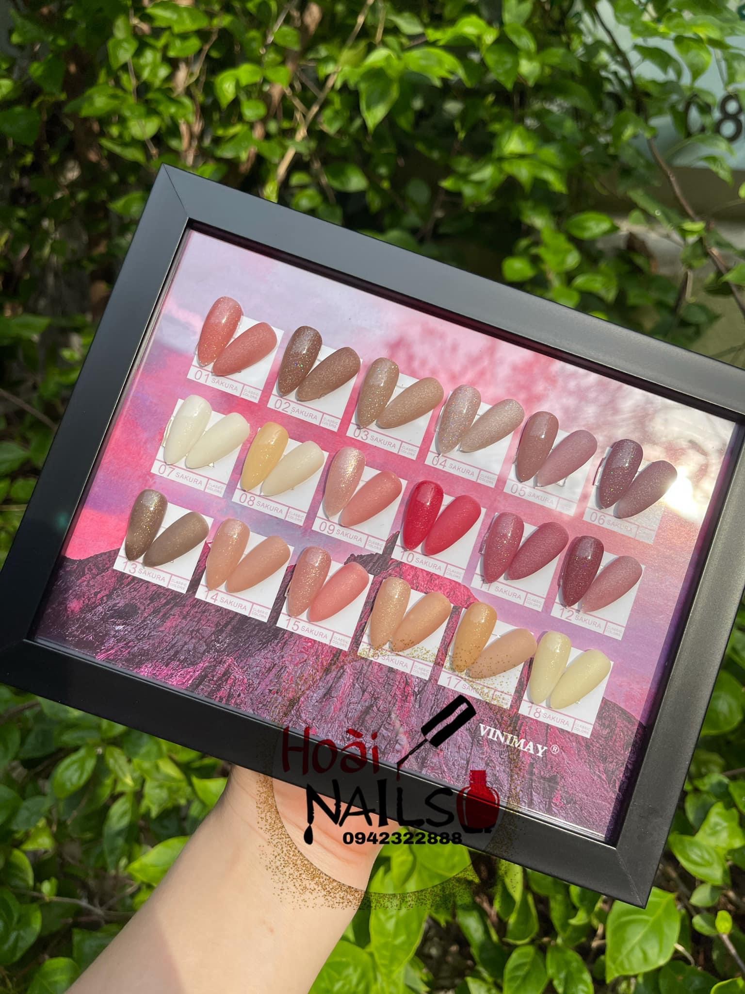 Sơn thạch nhũ giả bột vinimay Phụ kiện Nail