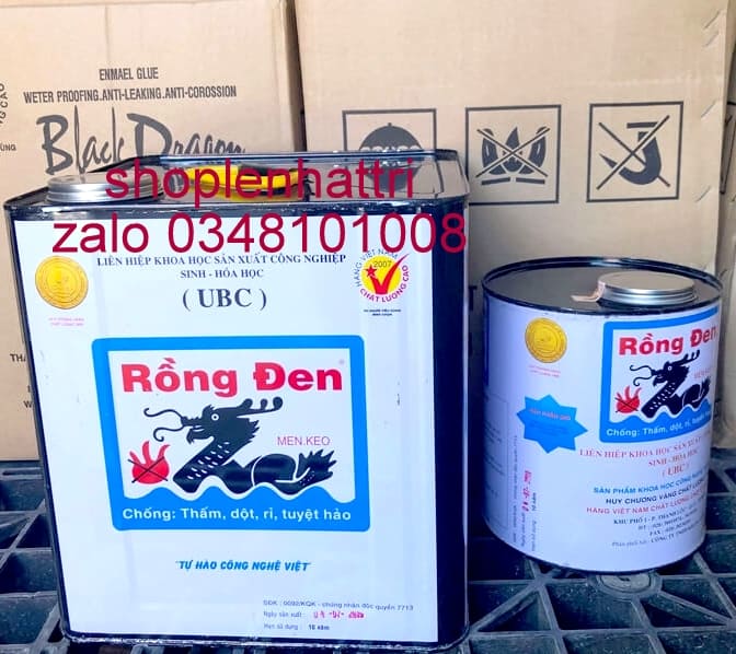 Men keo chống thấm dột rỉ Rồng đen 2kg