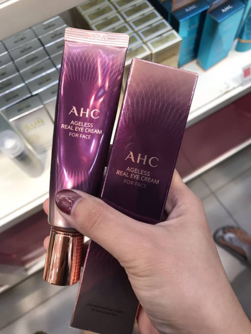 Kem chống nhăn trị thâm quầng mắt AHC Ageless Real Eye Cream For Face