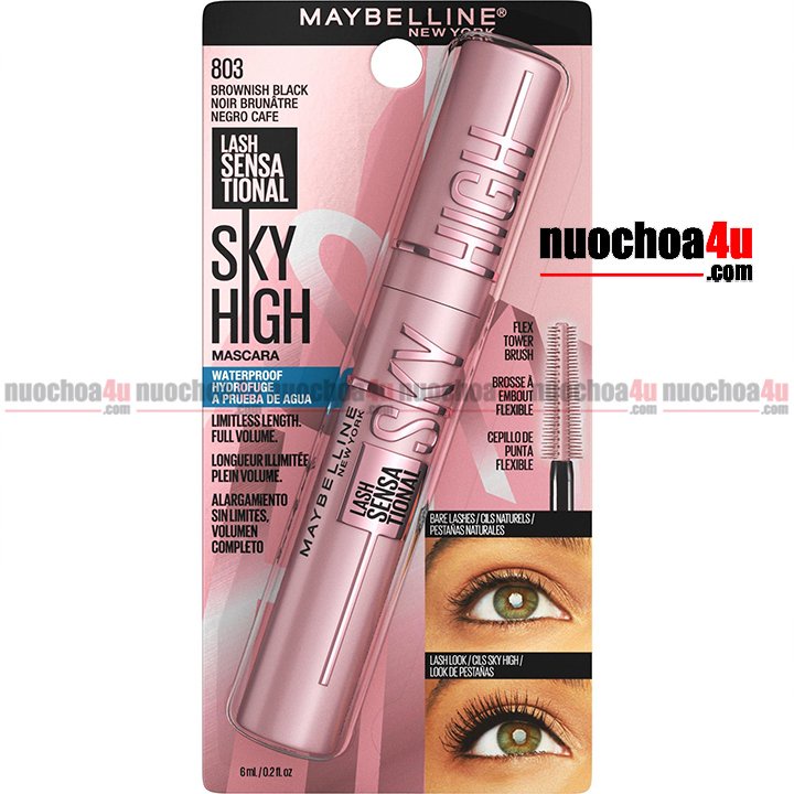 Chuốt mi maybelline - lash sensational sky high waterproof mascara 6ml