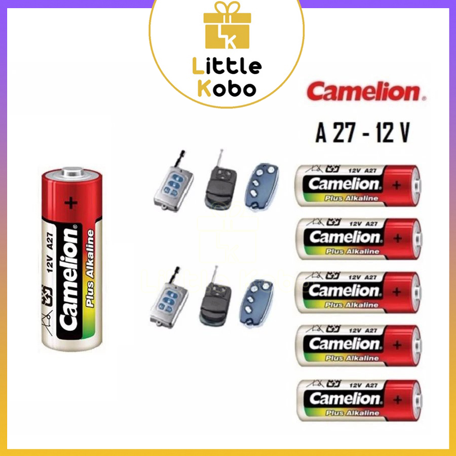 Pin 12v a27 alkaline thay điều khiển remote cửa cuốn pin chuông cửa 27a a27bp g27a gp27a l828 mn27