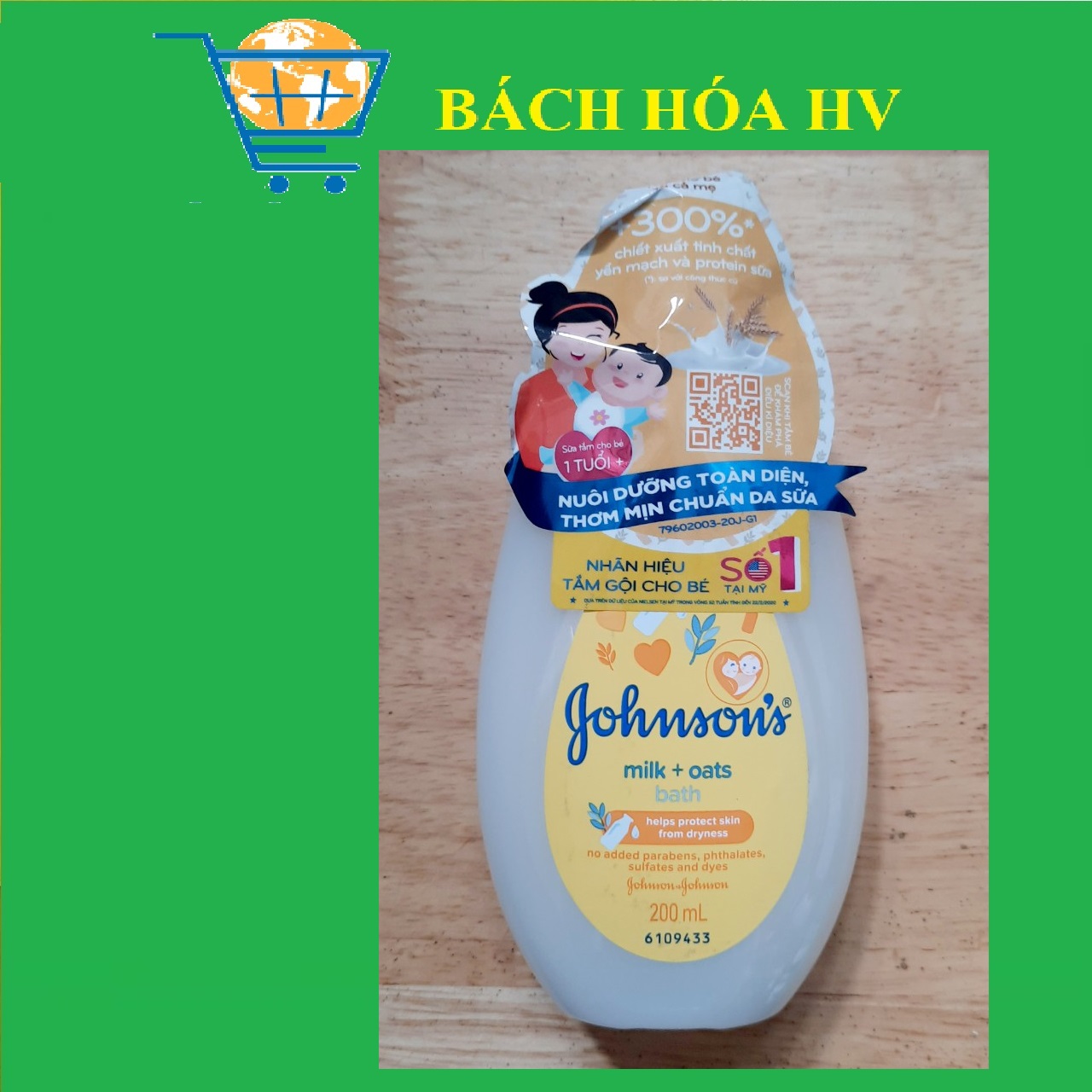 Sữa tắm johnson 200ml - bach hoa hv