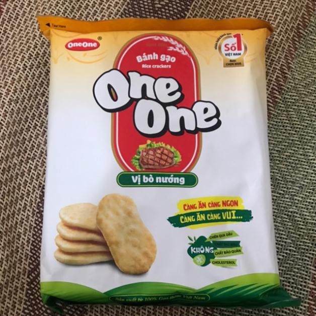 Bánh Gạo Măn Vị Bò Nướng One One 225g