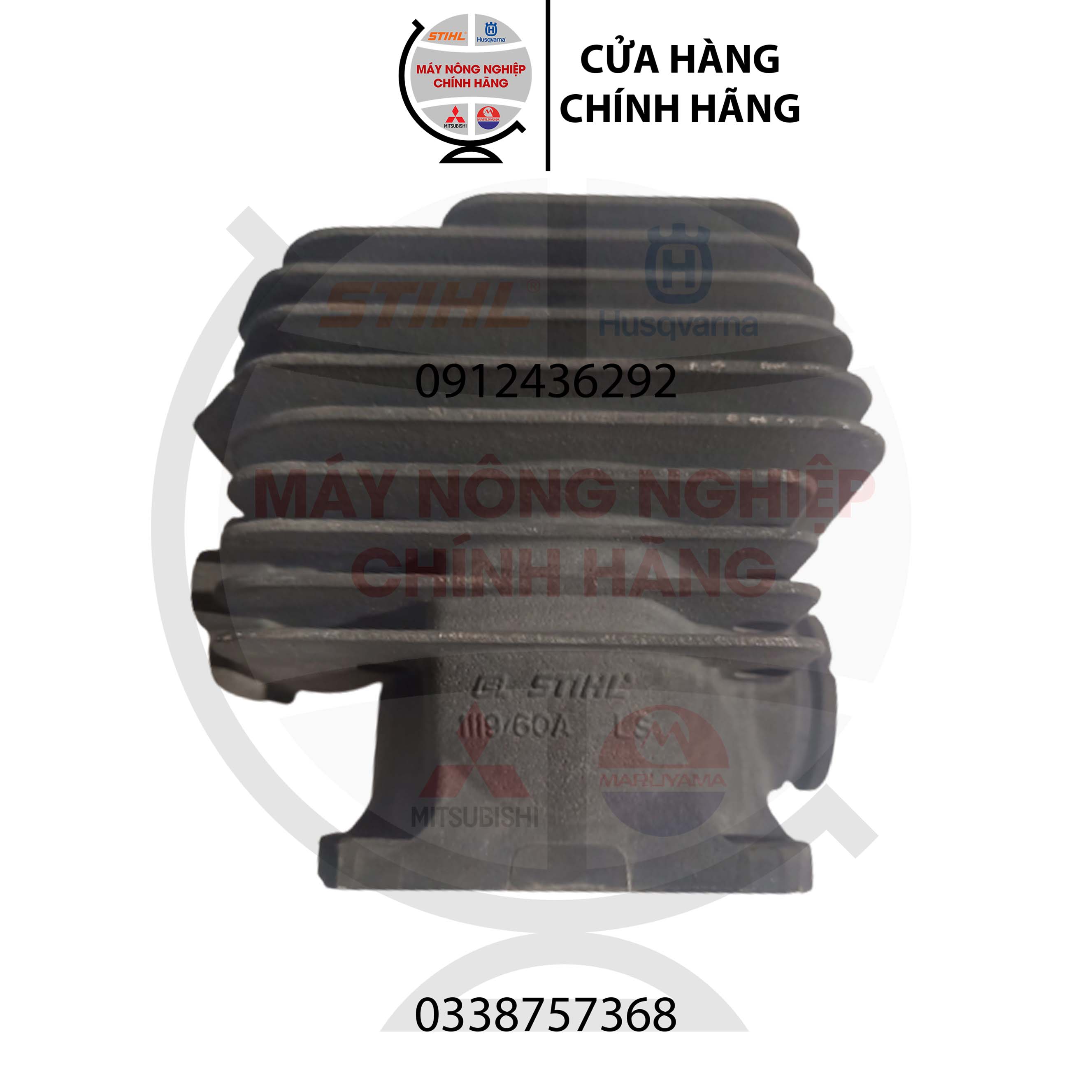 Nòng piston bạc ắc zin máy cưa stihl ms 381 - phụ tùng stihl chính hãng