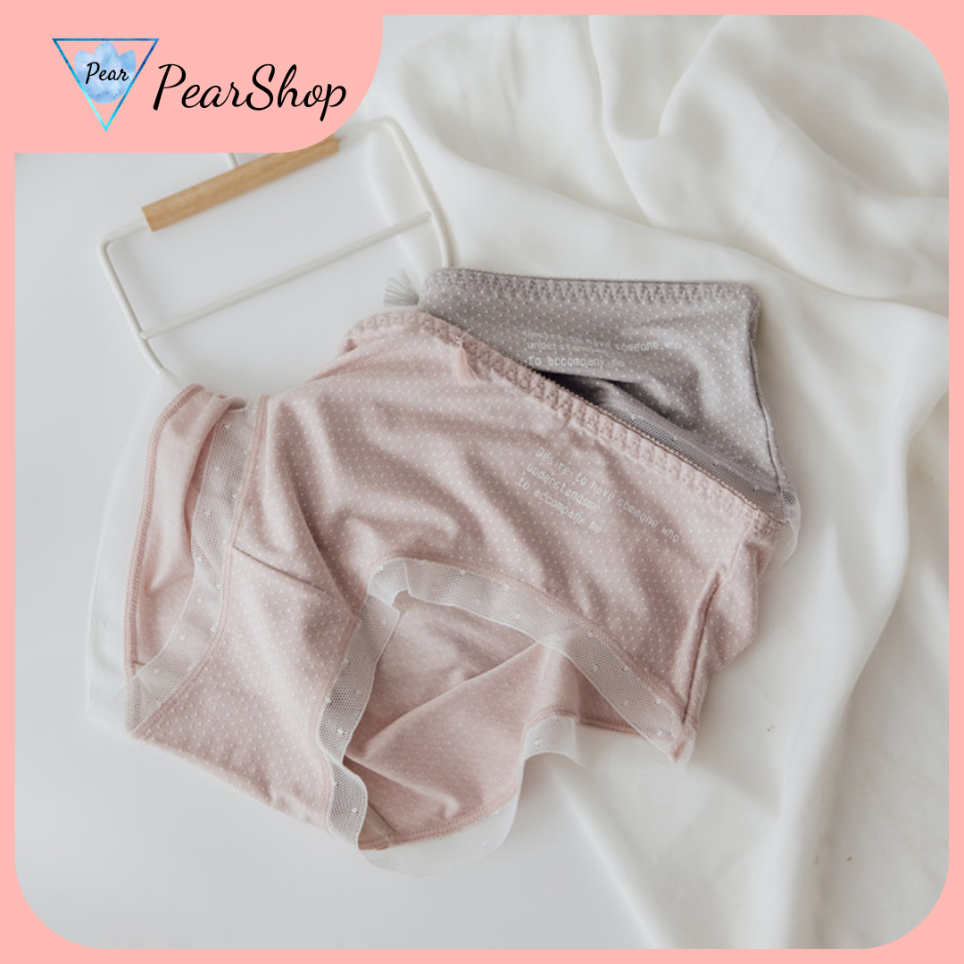 Quần lót Cotton điều hòa PearShop, quần lót nữ kháng khuẩn