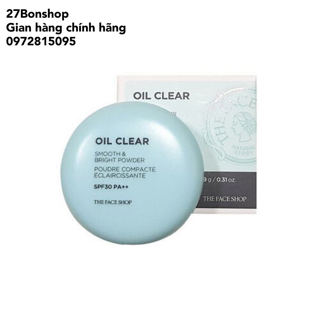 Phấn Phủ Kiềm Dầu The Face Shop Oil Clear Smooth & Bright Powder