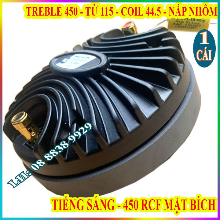Loa treble kèn rcf 450 coil 45 nắp nhôm mặt bích cao cấp nhập khẩu - giá 1 loa