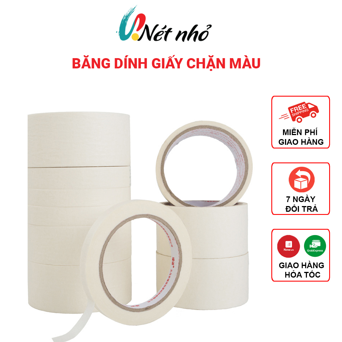 Băng keo dính giấy chặn màu, cố định giấy vẽ