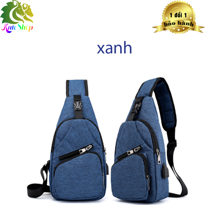 Túi nam đeo chéo, túi đeo vai nam vải bố cao cấp