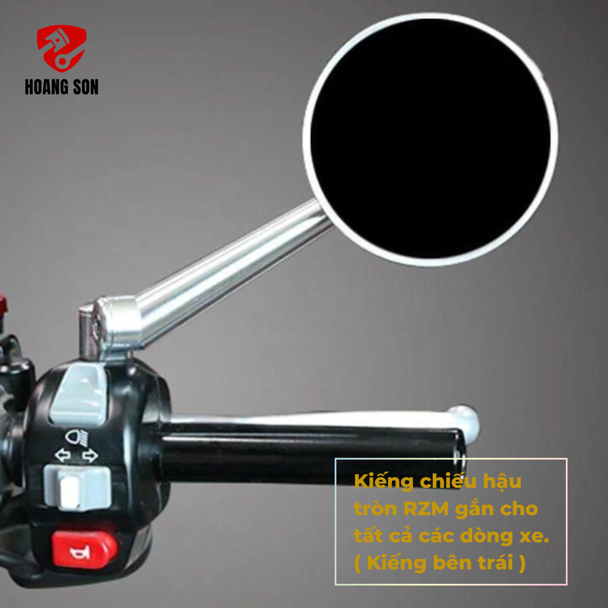 Gương chiếu hậu xe máy tròn rizoma gắn cho tất cả các dòng xe hiện nay-kiếng chiếu hậu trái tròn rizoma tặng kèm lục giác-kiếng tròn rizoma giá rẻ gắn được tất cả các đời xe-kho phụ từng sỉ hoàng sơn shop xoay 360