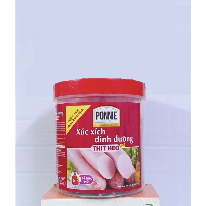 Xúc xích heo ponnie hủ 50 cây x 19g