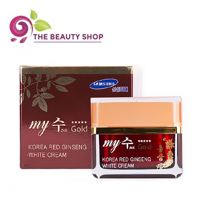 [KEM MY GOLD NGÀY] Kem Dưỡng Trắng Da Chống Lão Hóa - My SU S II R Red Ginseng White Cream 50ml