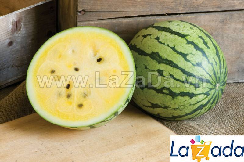 50 Hạt Hạt Giống Dưa Hấu Ruột Vàng F1 2KG TG39 (B3.503| A3*V43*M021)