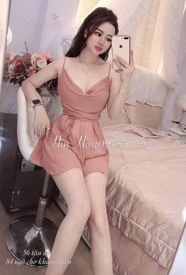 Jum voan 2 dây kèm lót belle fashion