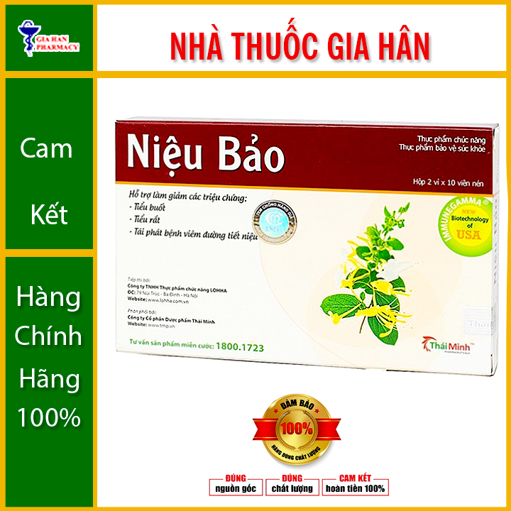 Niệu bảo - hỗ trợ giải độc, lợi tiểu & giảm tái phát bệnh viêm đường tiết niệu