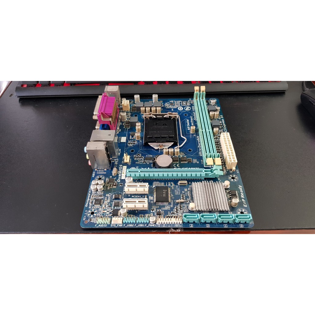 Mainboard gigabyte h61 sk 1155 chạy full cpu|ds2 ver 1.0