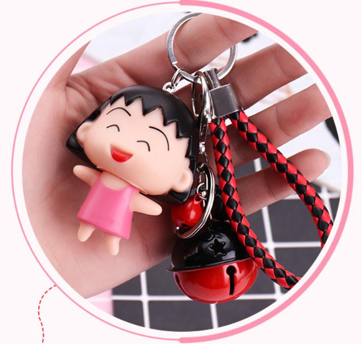 Móc Khóa Boss Mèo dễ thương đeo nơ - Móc khóa hoạt hình - Móc khóa xe máy - Móc khóa cute - Móc khóa Balo