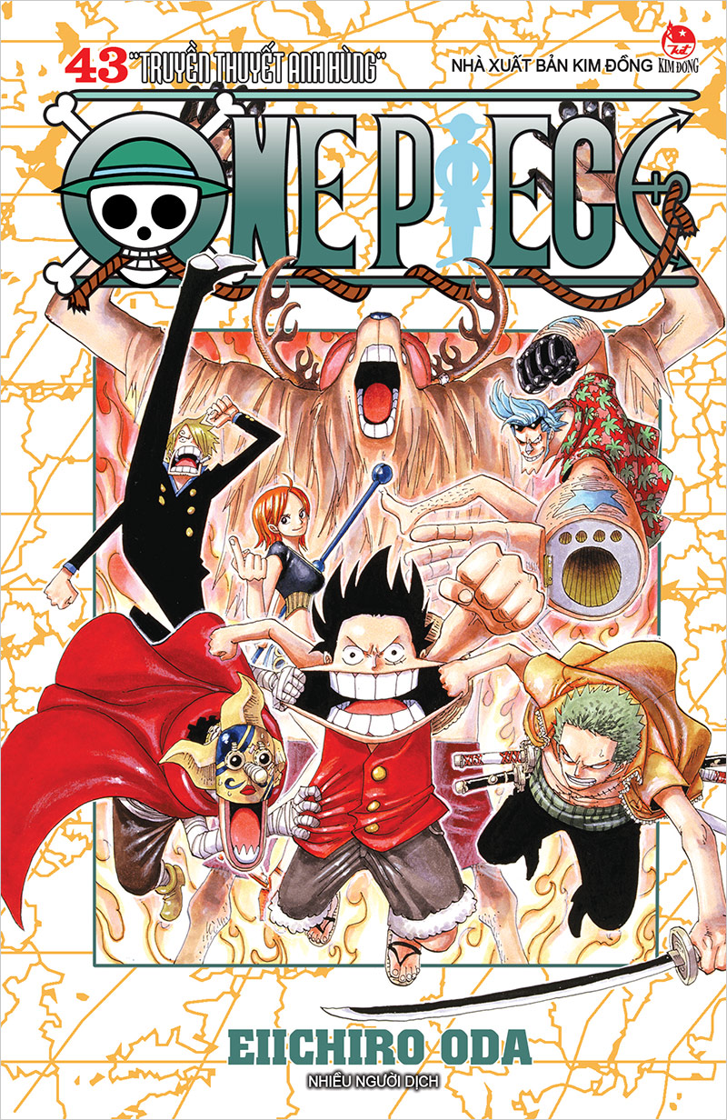 Kim Đồng - One Piece - Tập 43 (bìa rời)