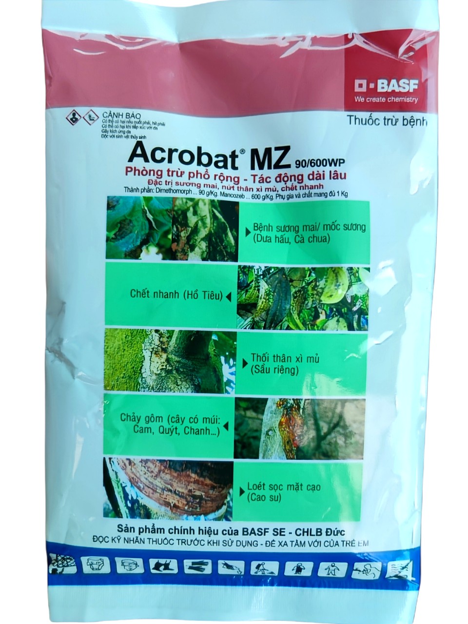 Acrobat mz 90/600wp trừ nấm bệnh gói 100g