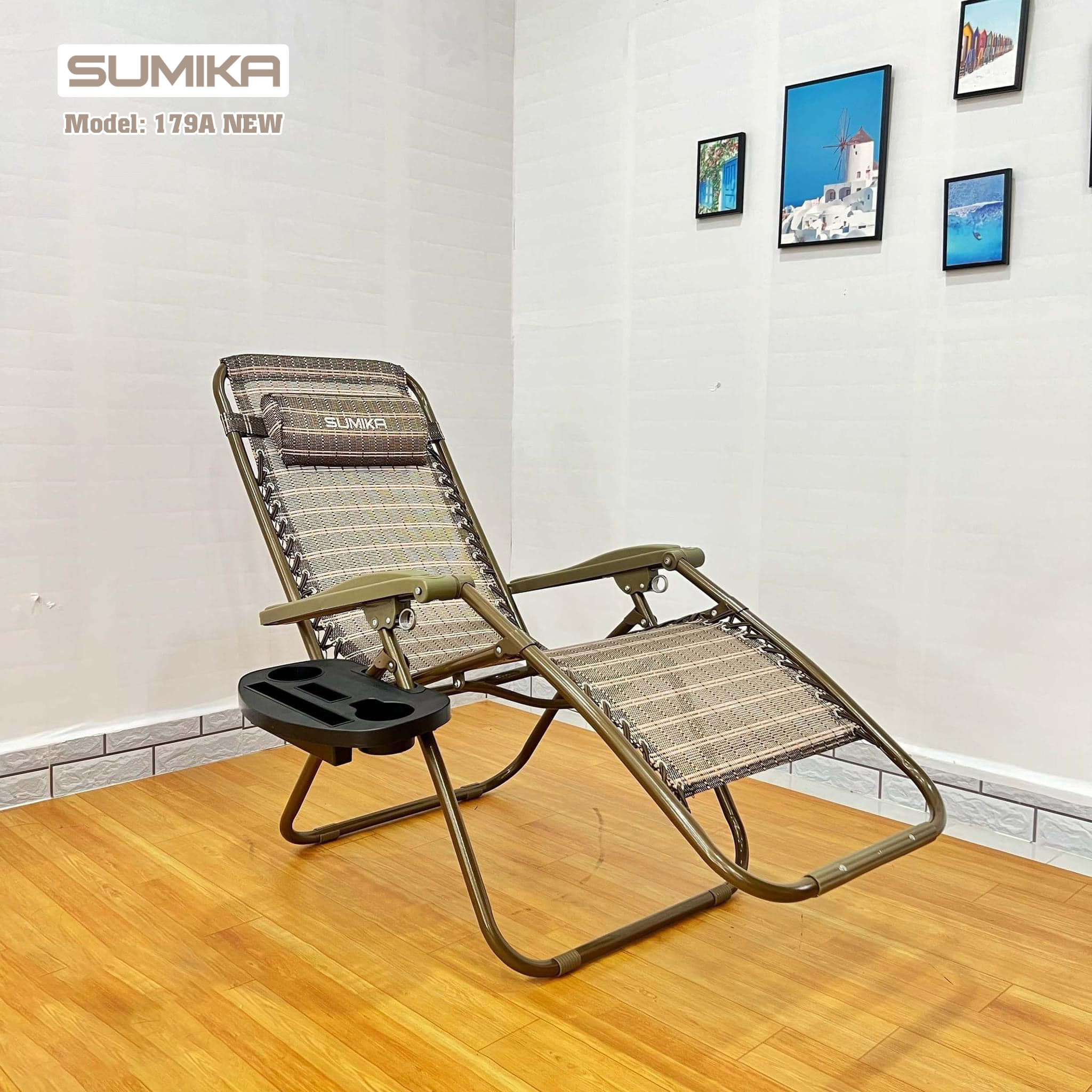 Ghế xếp thư giãn sumika 179a new