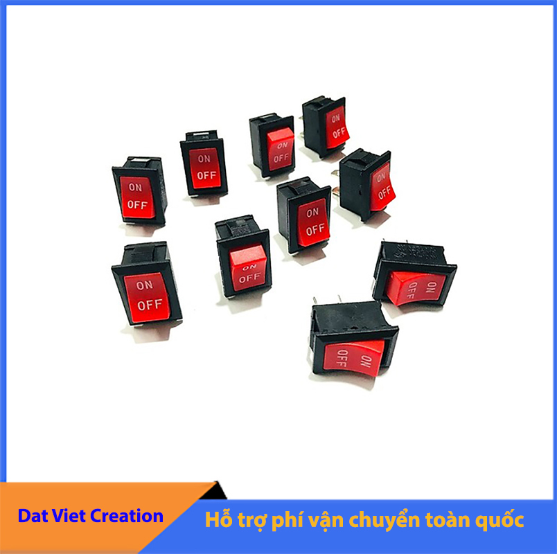 Công tắc on/off dùng tắt mở đèn led xe máy, đèn trợ sáng xe máy (1cái)