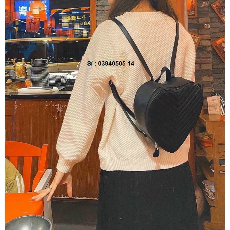 Balo Nữ Đẹp ♥️XẢ KHO BÁN LỖ♥️ Balo Trái Tim Thủy Tiên Hotrend 2020